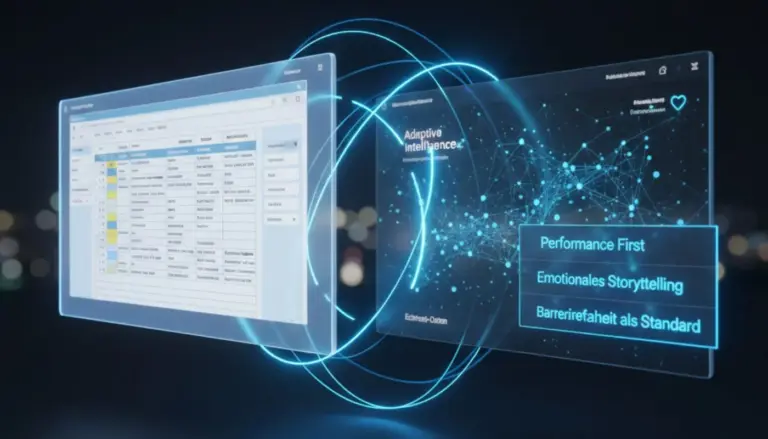 Die Evolution des Webdesigns: Von Tabellen-Layouts zur KI-gesteuerten Experience